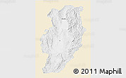 Classic Style 3D Map of Nan, single color outside