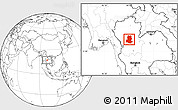 Blank Location Map of Sukhothai