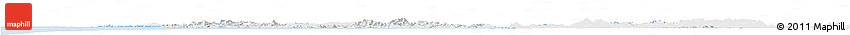 Silver Style Horizon Map of Southern, single color outside