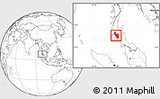 Blank Location Map of Krabi