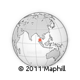 Outline Map of Krabi