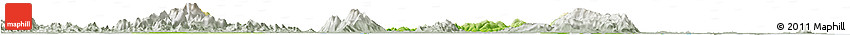 Physical Horizon Map of Pattani, lighten, semi-desaturated