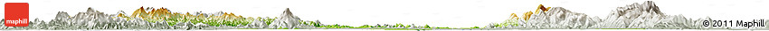 Physical Horizon Map of Surat Thani, lighten, semi-desaturated