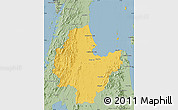 Savanna Style Map of Surat Thani
