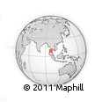 Outline Map of Surat Thani