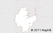 Classic Style Simple Map of Surat Thani, cropped outside