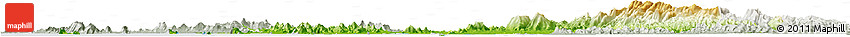 Physical Horizon Map of Trang, lighten, semi-desaturated