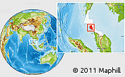Physical Location Map of Trang, highlighted parent region