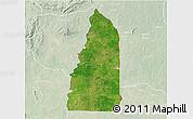 Satellite 3D Map of Tchamba (Nyala), lighten