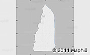 Gray Map of Tchamba (Nyala), single color outside