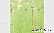 Physical Map of Tchamba (Nyala)