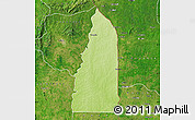 Physical Map of Tchamba (Nyala), satellite outside