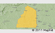 Savanna Style Panoramic Map of Tchamba (Nyala)