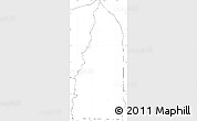 Blank Simple Map of Tchamba (Nyala), no labels