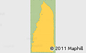 Savanna Style Simple Map of Tchamba (Nyala), cropped outside