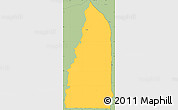 Savanna Style Simple Map of Tchamba (Nyala)