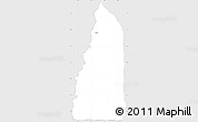 Silver Style Simple Map of Tchamba (Nyala), single color outside