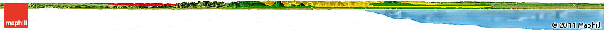 Flag Horizon Map of Togo, satellite outside, bathymetry sea