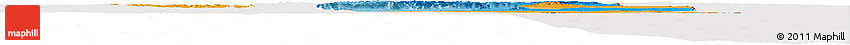 Political Horizon Map of Togo, cropped outside