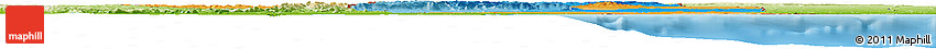 Political Horizon Map of Togo, physical outside Political Horizon Map of Togo, physical outside