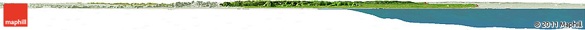 Satellite Horizon Map of Togo, lighten, land only
