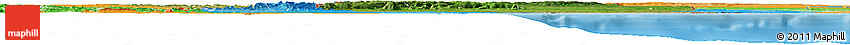 Satellite Horizon Map of Togo, political outside