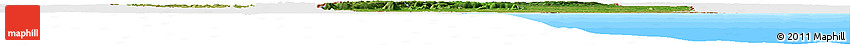 Satellite Horizon Map of Togo, single color outside, bathymetry sea