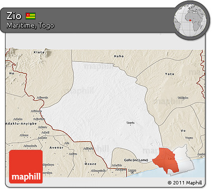 Classic Style 3D Map of Zio