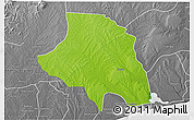 Physical 3D Map of Zio, desaturated