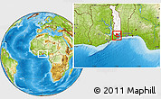 Physical Location Map of Zio, highlighted country, highlighted parent region