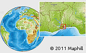 Physical Location Map of Zio, highlighted parent region, within the entire country