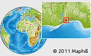 Physical Location Map of Zio, highlighted parent region