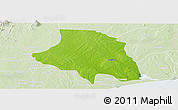 Physical Panoramic Map of Zio, lighten
