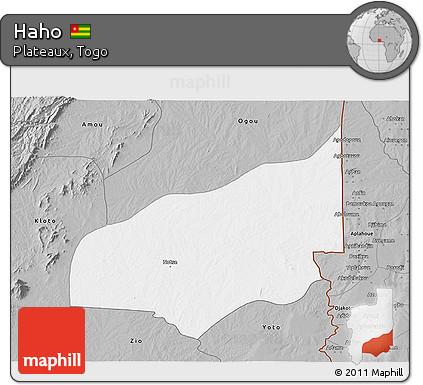 Gray 3D Map of Haho