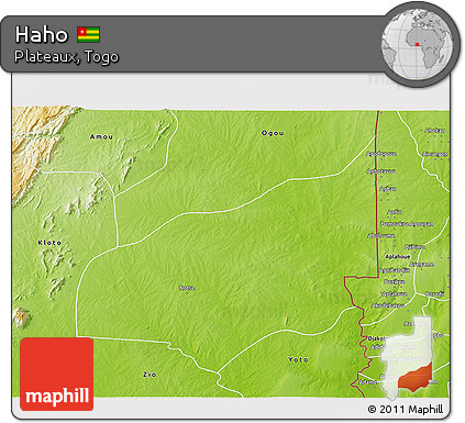 Physical 3D Map of Haho
