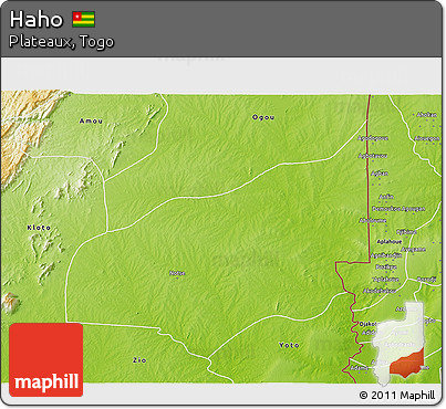 Physical 3D Map of Haho