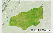 Satellite 3D Map of Haho, lighten