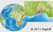 Physical Location Map of Haho, highlighted parent region