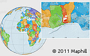 Political Location Map of Haho, highlighted parent region
