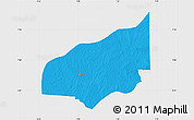 Political Map of Haho, single color outside