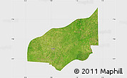 Satellite Map of Haho, single color outside