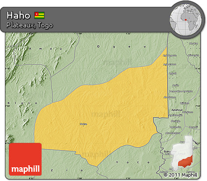 Savanna Style Map of Haho