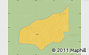 Savanna Style Map of Haho, single color outside