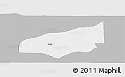 Gray Panoramic Map of Haho, single color outside