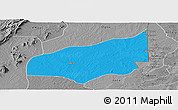 Political Panoramic Map of Haho, desaturated