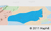 Political Panoramic Map of Haho, lighten