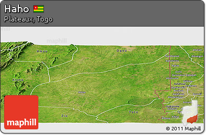 Satellite Panoramic Map of Haho