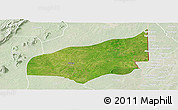 Satellite Panoramic Map of Haho, lighten