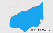 Political Simple Map of Haho, cropped outside