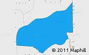 Political Simple Map of Haho, single color outside, borders and labels
